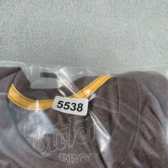 Howler Bros Shirt Mens Small Brown Abstract Savannah Pocket Tee - Picture 7 of 7